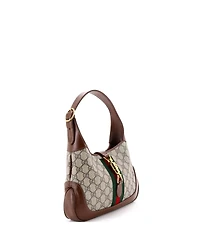 Pre-Owned Gucci Small Jackie 1961 Hobo Gg Coated Canvas