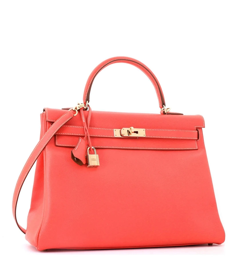 Pre-Owned HERMES Candy 35 Handbag Epsom