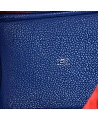 Pre-Owned HERMES Pm Picotin Lock Bag Tricolor Clemence