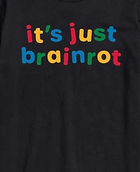 Airwaves Men's Just Brainrot Short-Sleeve Graphic T-Shirt