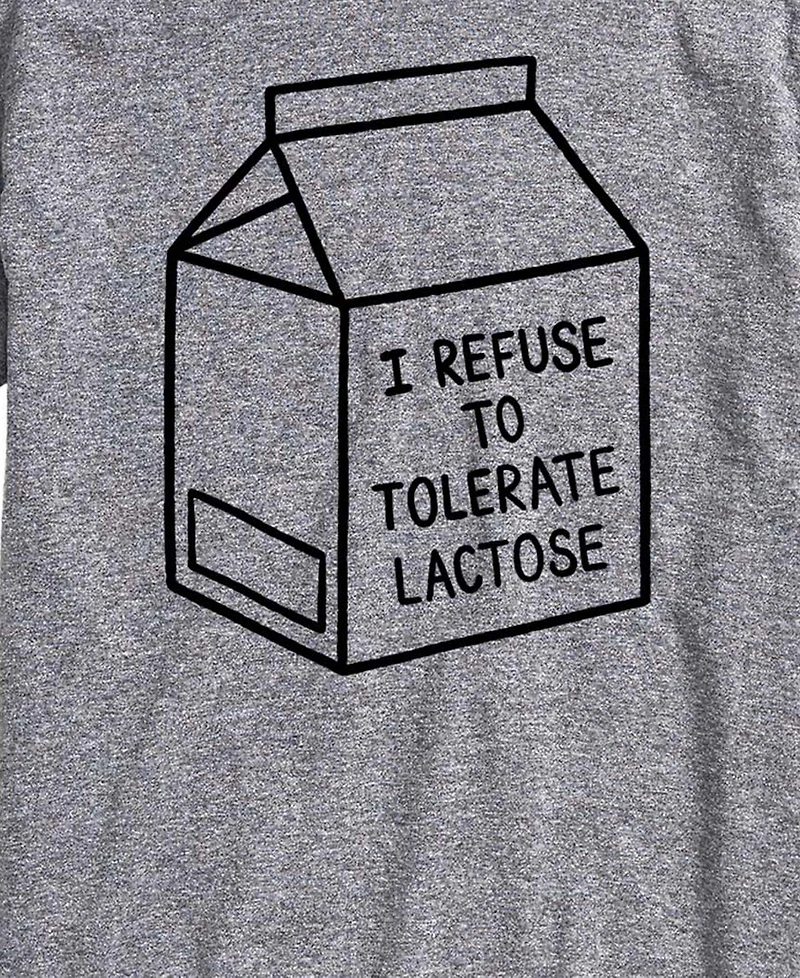 Airwaves Men's Refuse To Tolerate Lactose Short-Sleeve Graphic T-Shirt