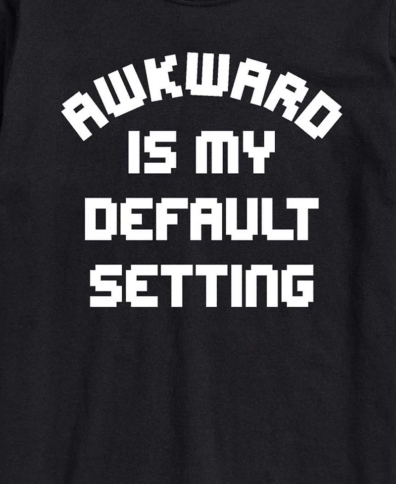 Airwaves Men's Awkward Is My Default Setting Short-Sleeve Graphic T-Shirt