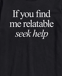 Airwaves Men's If You Find Me Relatable Short-Sleeve Graphic T-Shirt
