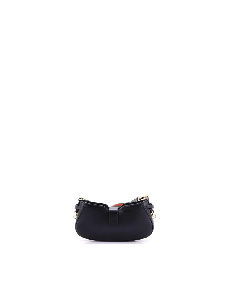 Pre-Owned Gucci Mini Moon Side Shoulder Bag Leather