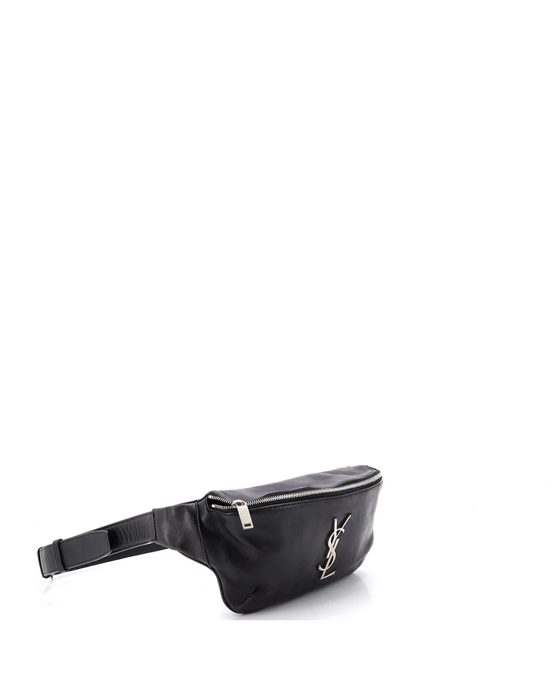 Pre-Owned Saint Laurent Classic Monogram Belt Bag Leather