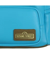 Sesame Street Cookie Monster 11 Inch Mini Backpack Character Faux Leather Small Purse