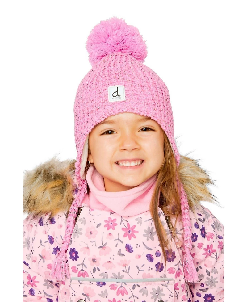 Deux par Deux Toddler Girl (2Y - 4Y) Winter Peruvian Knit Hat