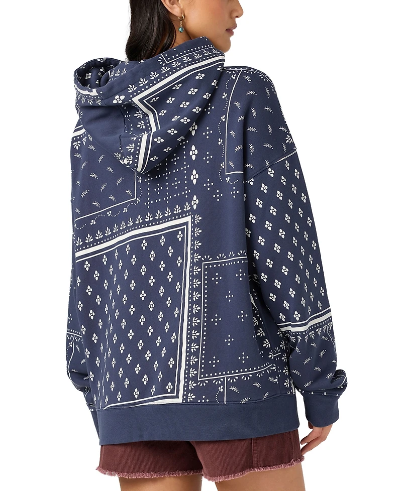 O'Neill Women's Oversized Printed Hooded Sweatshirt