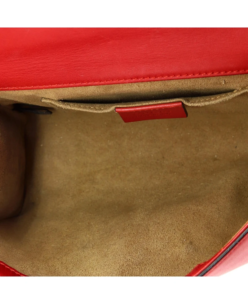 Pre-Owned Gucci Small Padlock Shoulder Bag Leather