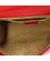 Pre-Owned Gucci Small Padlock Shoulder Bag Leather