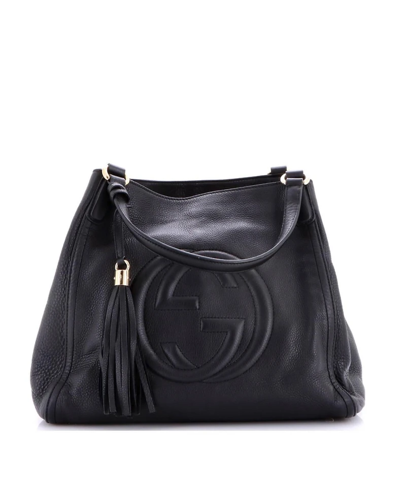 Pre-Owned Gucci Medium Soho Shoulder Bag Leather