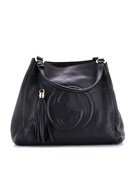 Pre-Owned Gucci Medium Soho Shoulder Bag Leather