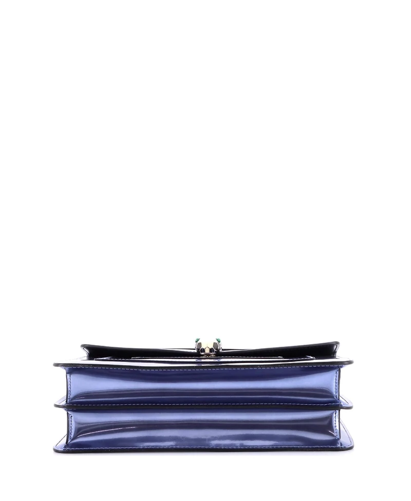 Pre-Owned Bvlgari Medium Serpenti Forever Shoulder Bag Patent