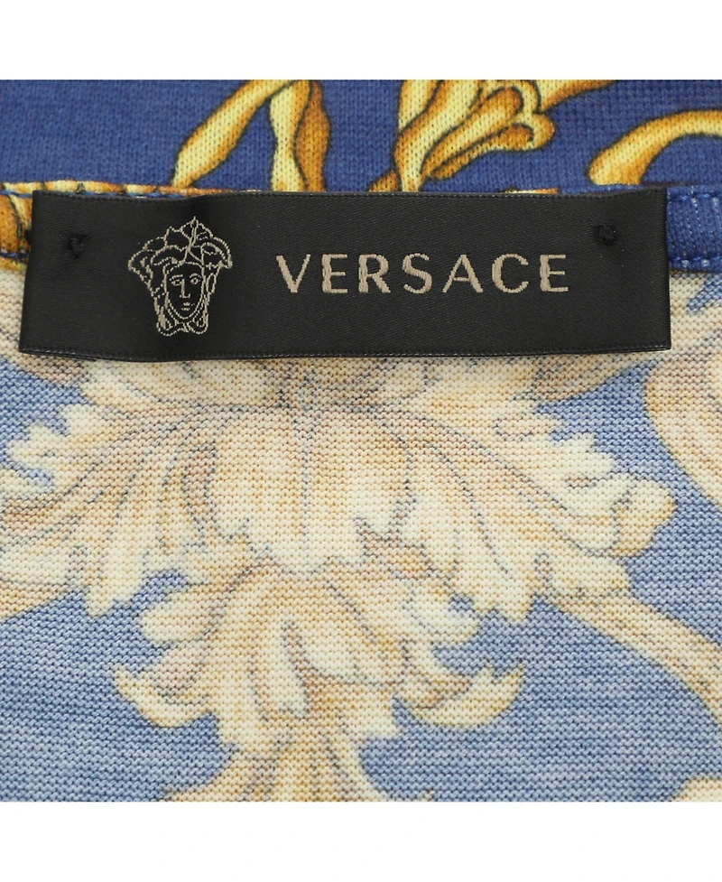 Pre-Owned Versace Women's Baroque Panther Print Jersey T-Shirt