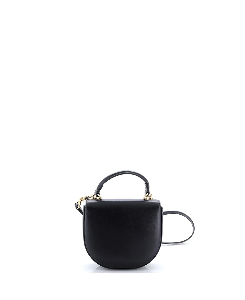 Pre-Owned Gucci Mini Horsebit 1955 Rounded Top Handle Bag Leather