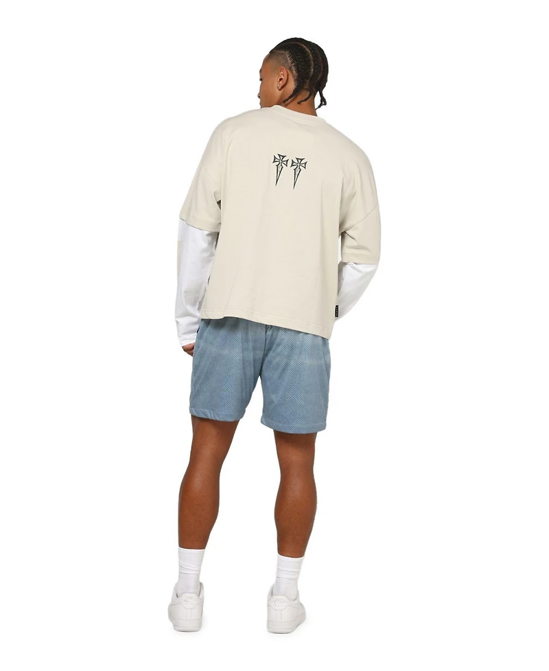 Saint Morta Men's Muerte Layered Long Sleeve T-Shirt