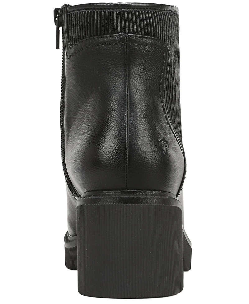 Naturalizer Women's Janet Round Toe Zipper Booties
