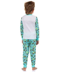 Scooby-Doo Boy's (2T-5T) Pajamas Toddler Character 2-Piece Tight Fit Long-Sleeve Pajama Pant Sleep Set