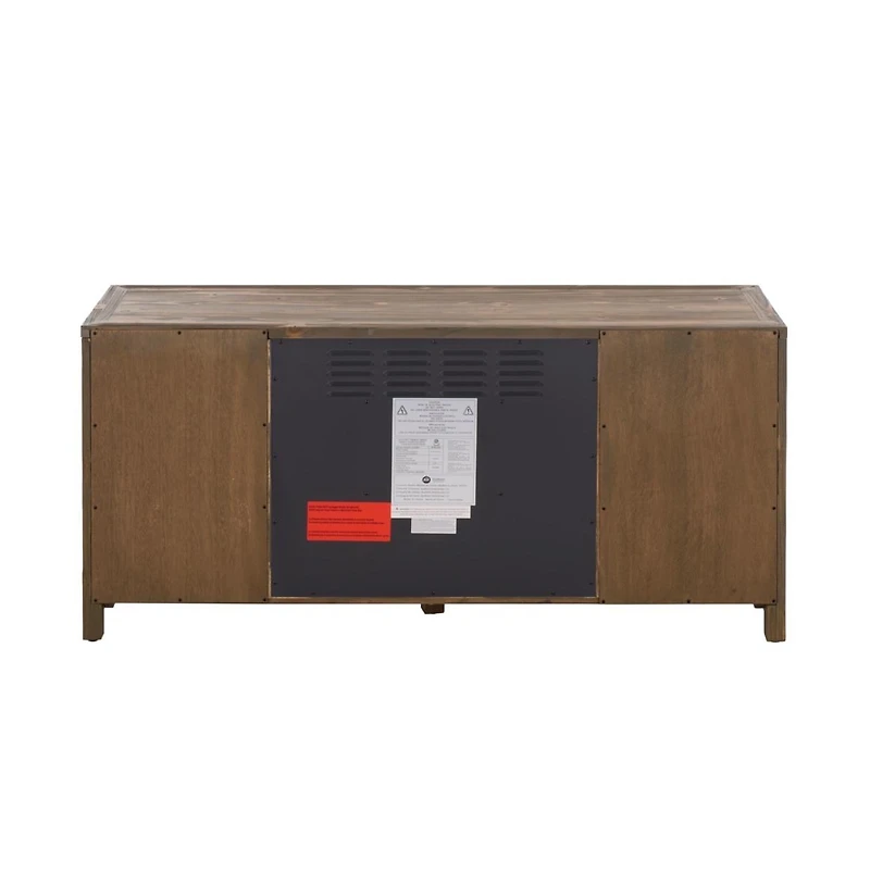 Augusta Home Jerah 2 Cabinet Fir Fireplace