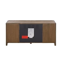 Augusta Home Jerah 2 Cabinet Fir Fireplace