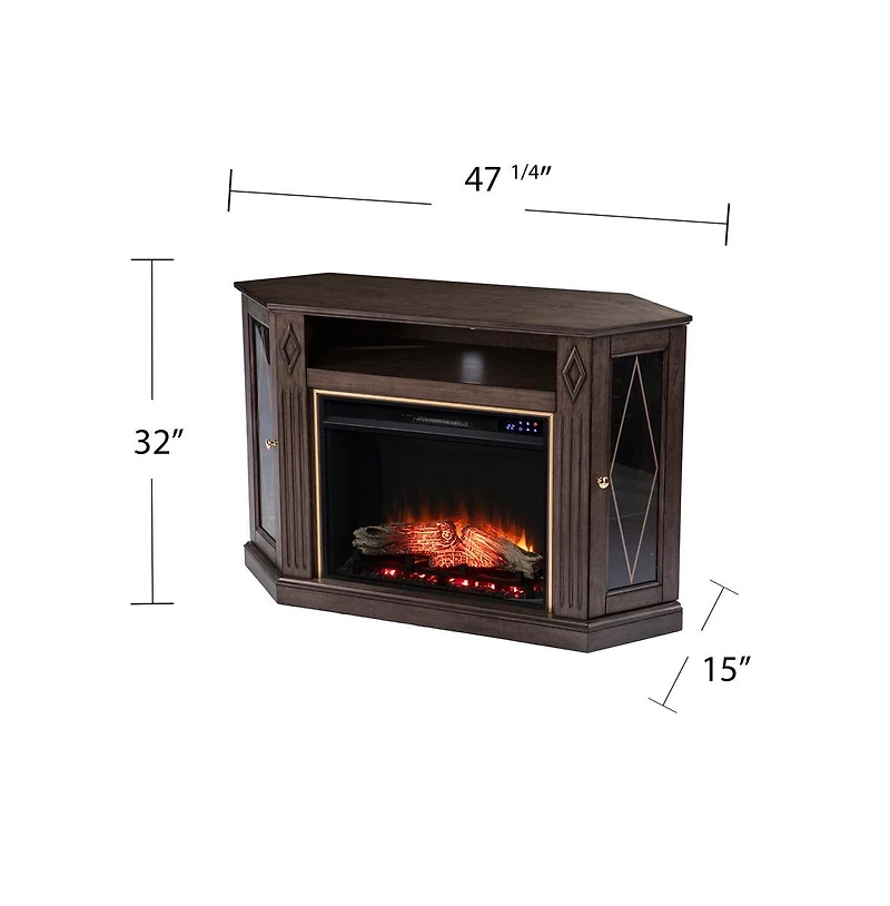 Augusta Home Fireplace Media Storage