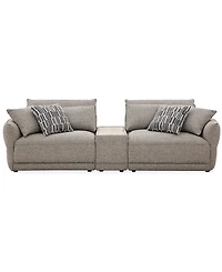 Evandro 3-Piece Sofa with Console Set (Laf Chair, Raf Chair & Console), Macy's Exclusive
