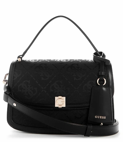 Guess Audrey Logo Small Flap Crossbody Handbag