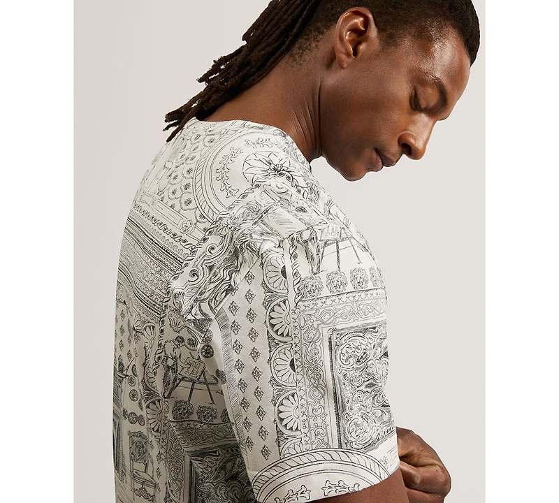 Ted Baker Men's Bondss Printed Relaxed-Fit T-Shirt