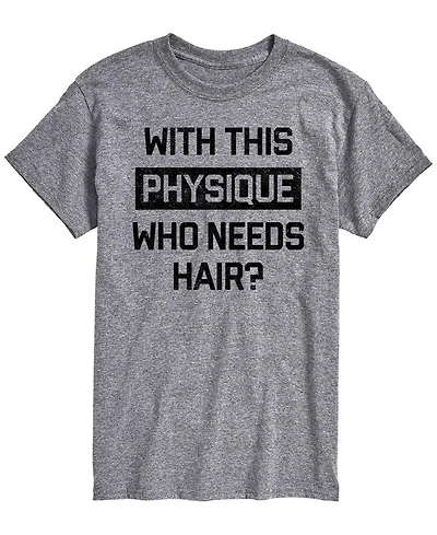 Airwaves Men's Who Needs Hair Short-Sleeve Graphic T-Shirt