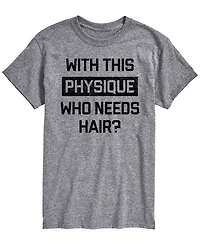 Airwaves Men's Who Needs Hair Short-Sleeve Graphic T-Shirt