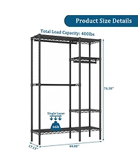 Viyet Heavy-Duty Garment Rack