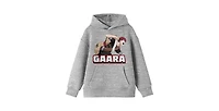 Naruto Boys Classic Gaara Character Action Pose Youth Athletic Heather Hoodie-Large
