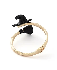 Betsey Johnson Faux-Stone Pretty Spooky Witchy Hat Bangle Bracelet