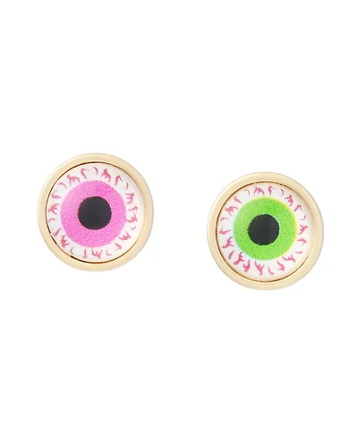 Betsey Johnson Multi-Colored Halloween Eye Ball Stud Earrings