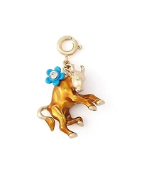 Betsey Johnson Faux-Stone Taurus Celestial Pendant Necklace Charm Zodiac Set