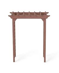 Streamdale Furniture Wooden Arbor Wedding Arch for Ceremony Garden Backyard Decor