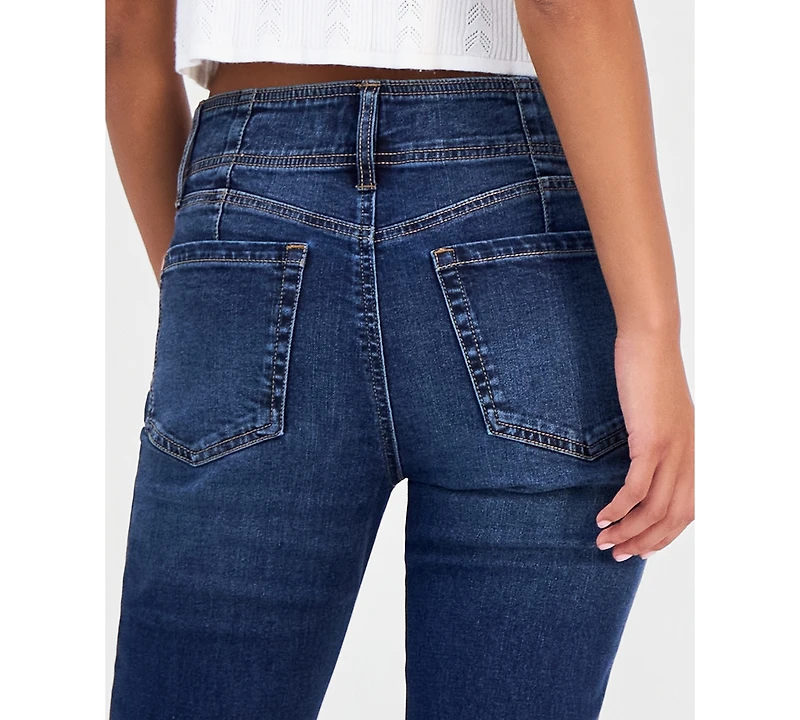 Celebrity Pink Juniors' Retro Mid-Rise Bootcut Stretch Jeans