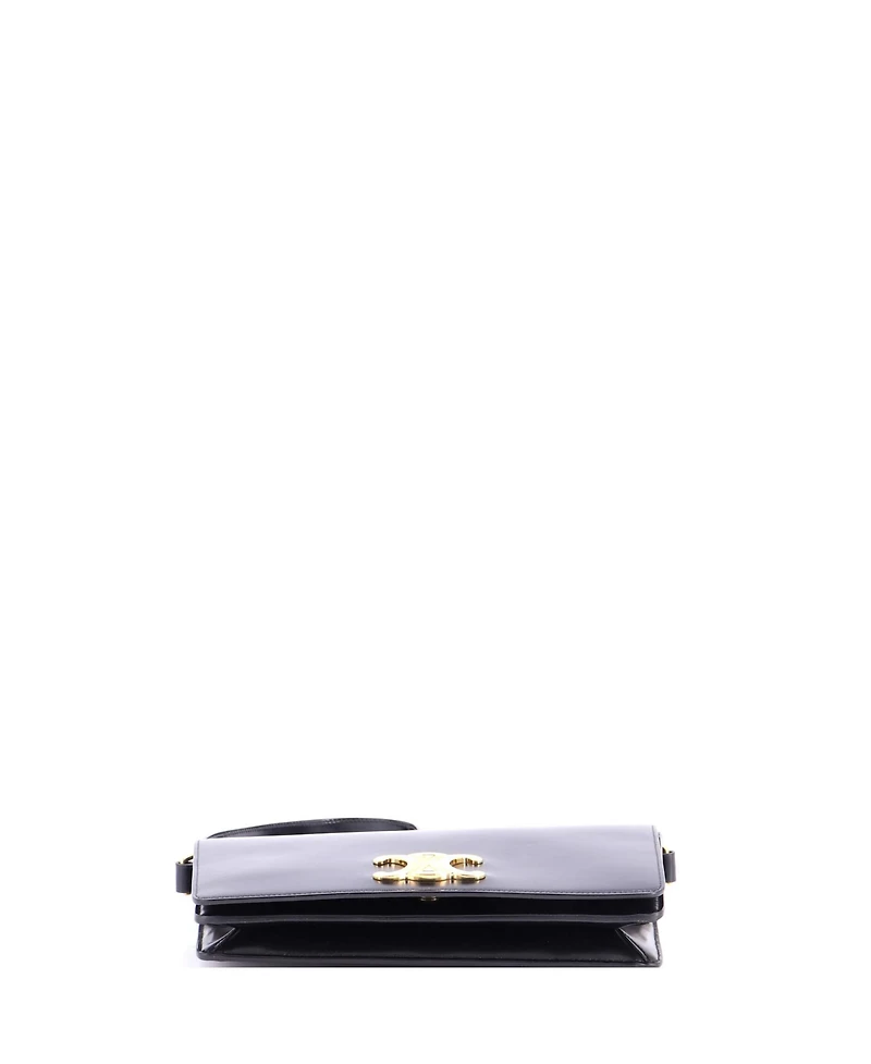Pre-Owned Celine Trapeze Triomphe Shoulder Bag Smooth Calfskin