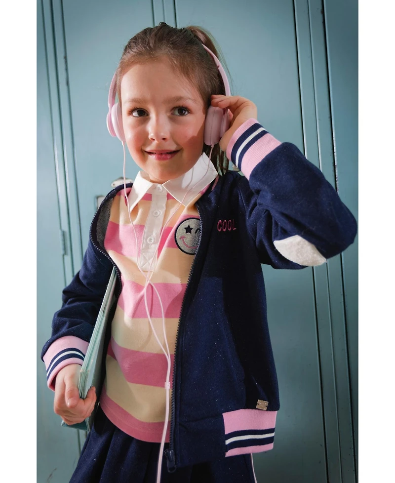 Deux par Little and Big Girl (6Y - 14Y) French Terry Jacket