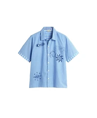 Desigual Men's Short printed cotton shirt