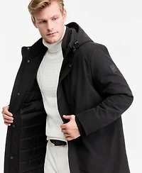 Calvin Klein Men's Hooded FlexTech Parka