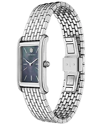 Tory Burch Women's Slim Eleanor Silver Stainless Steel Bracelet Watch 20mm