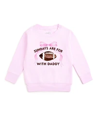 Sweet Wink Toddler Girls Sundays Are For Football Sweatshirt