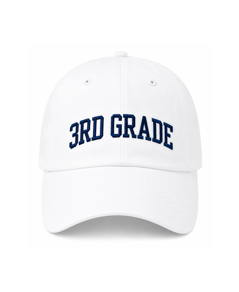 Bits & Bows Little/Big Unisex Back-to-School 3rd Grade Baseball Hat