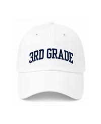 Bits & Bows Little/Big Unisex Back-to-School 3rd Grade Baseball Hat
