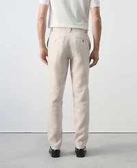 Mango Men's Slim-Fit Linen Pants
