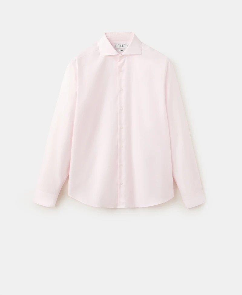 Mango Men's Cotton Slim-Fit Suit Shirt