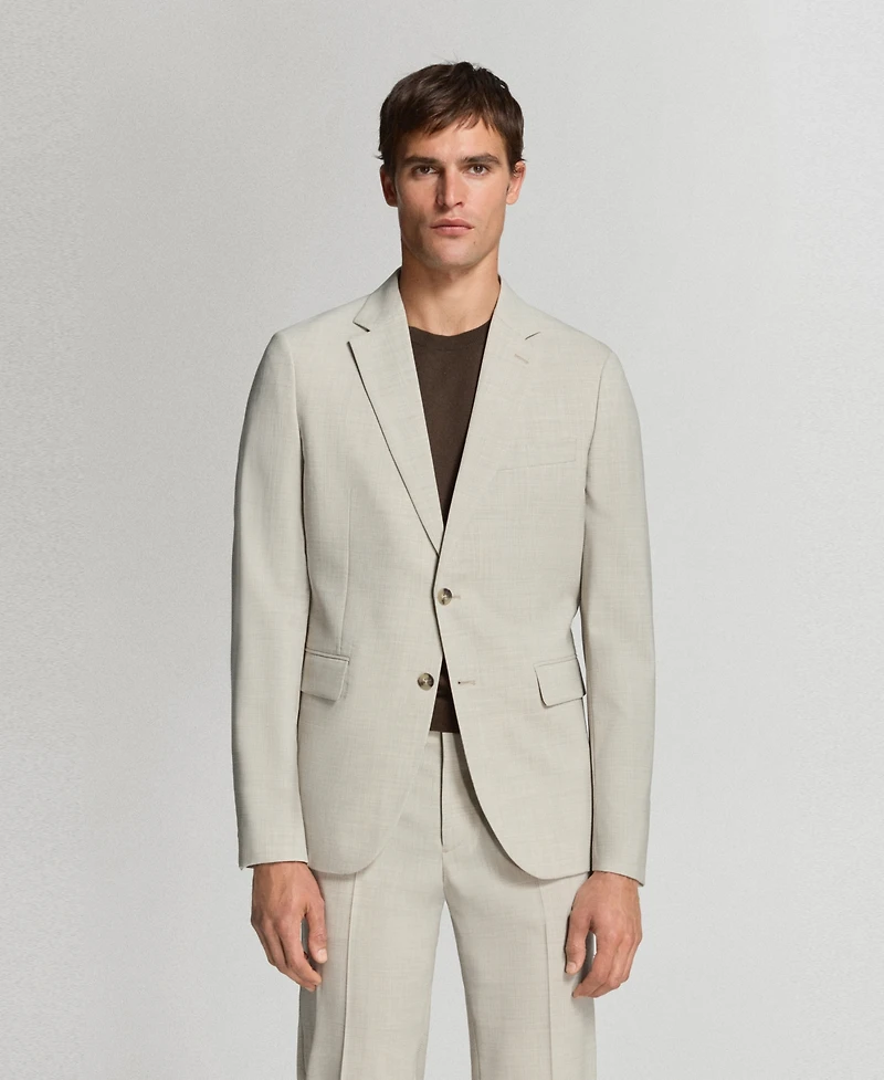 Mango Men's Wool Suit Jacket