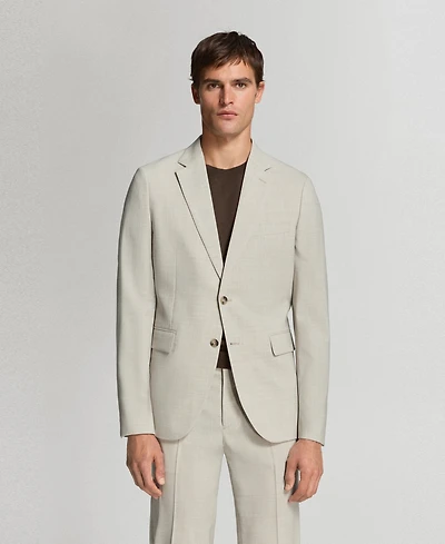Mango Men's Wool Suit Jacket