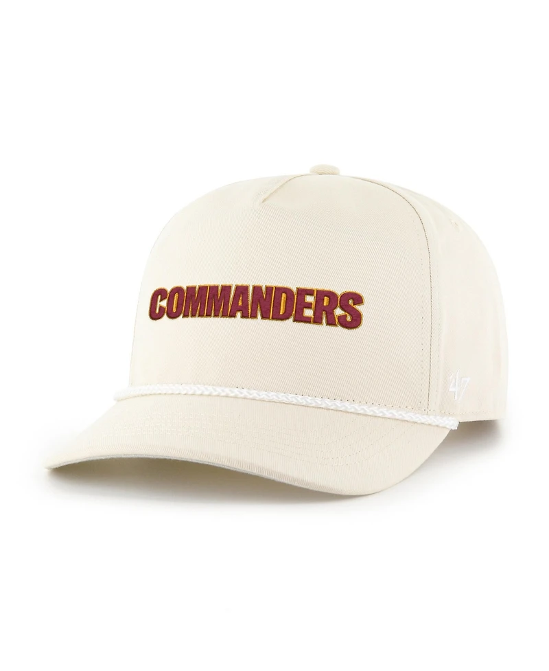 '47 Brand Men's Natural Washington Commanders Sure Shot Rope Hitch Adjustable Hat